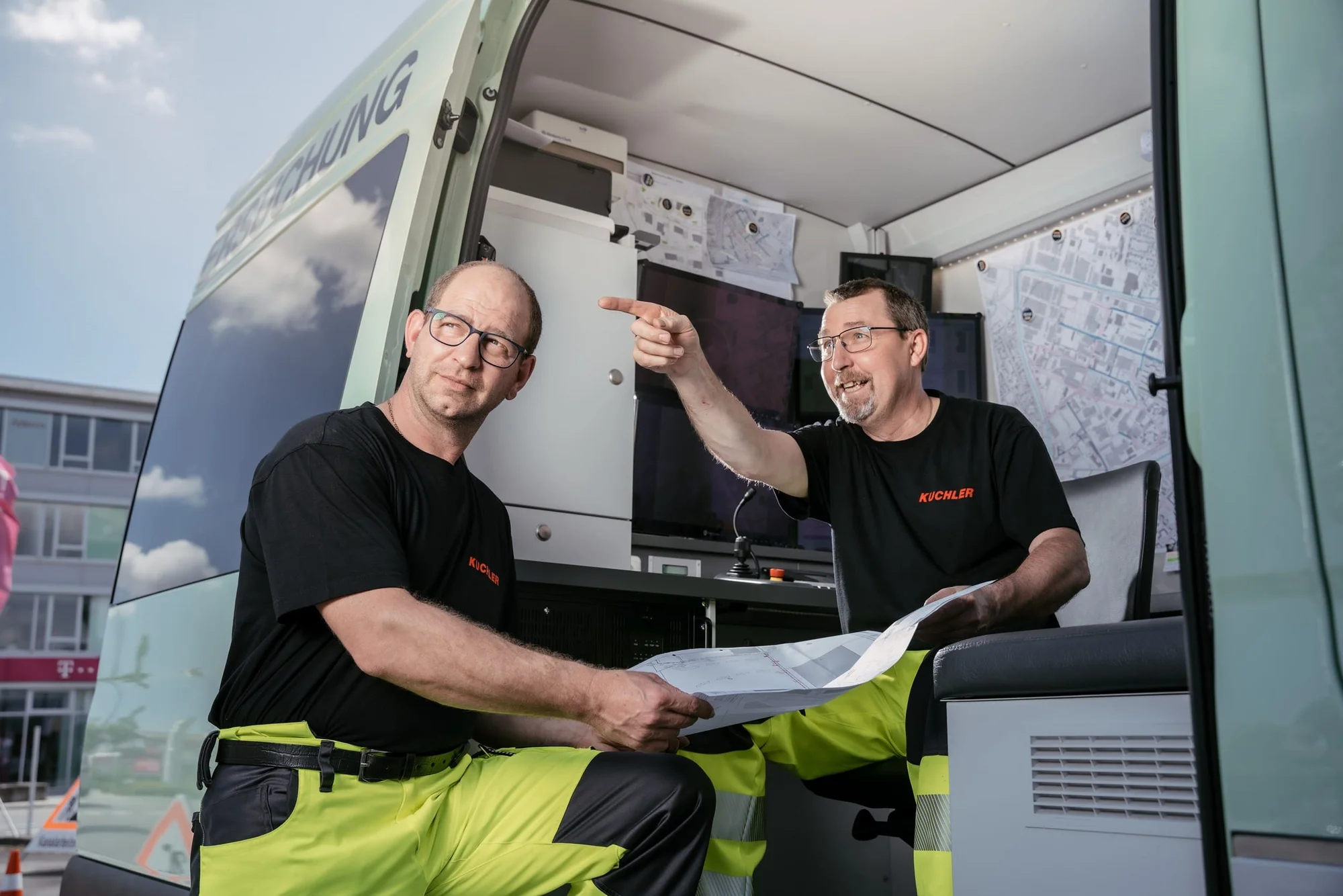 Saugbaggerarbeiten in Andernach mit moderner Saugtechnik